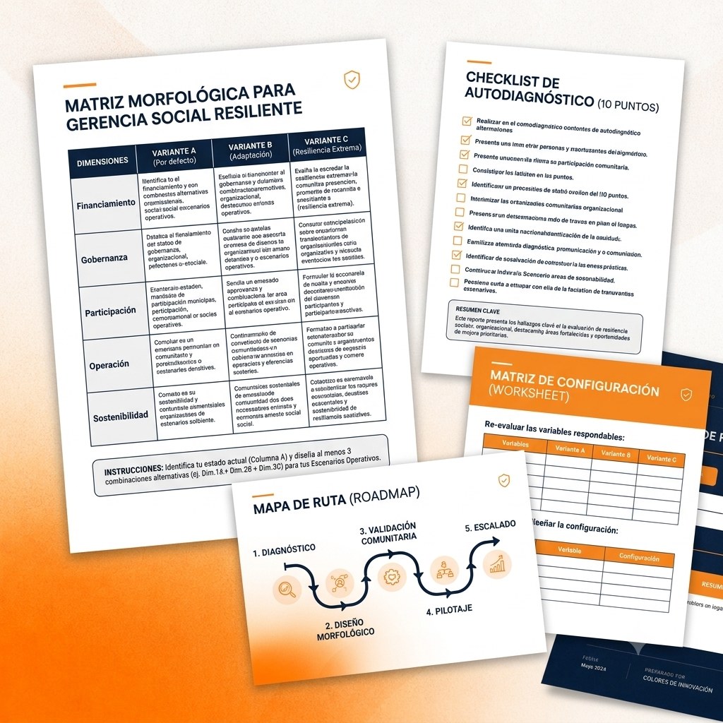 Vista previa de las herramientas del Resilience Audit Kit